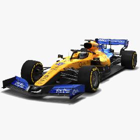 McLaren F1 MCL34 Formula 1 Season 2019 3D model